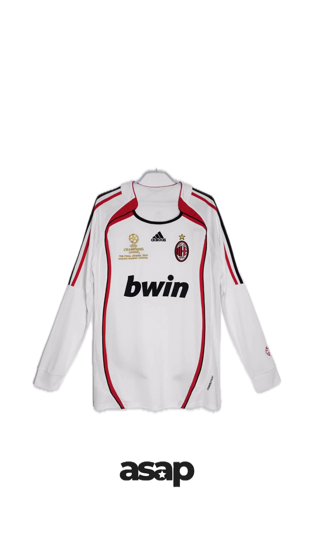 LONGSLEEVE AC MILAN - BLANC