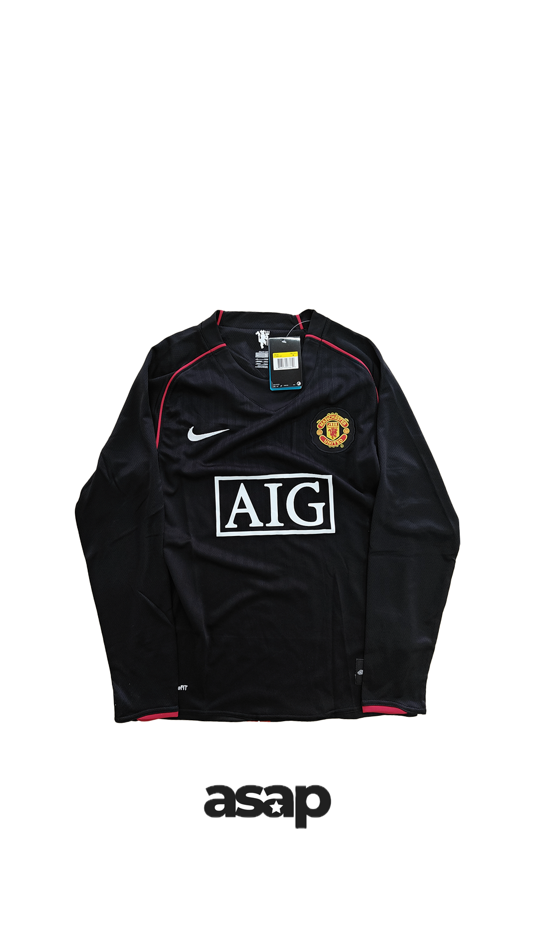 LONGSLEEVE MAN U Noir -2008