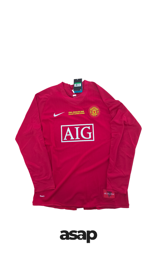 LONGSLEEVE MAN U Rouge - 2008